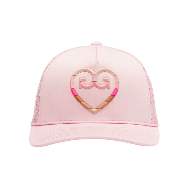 Gfore Striped Heart G's Interlock Knit Trucker Golf Cap 2023 Women