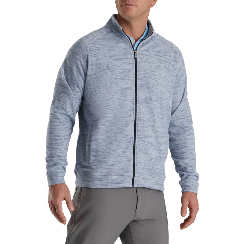 FootJoy Heather Jersey Fleece Full Zip Golf Jacket 2023