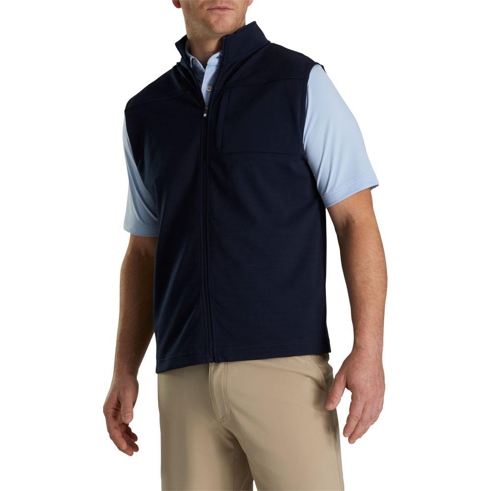 FootJoy Ottoman Knit Full Zip Golf Vest 2023