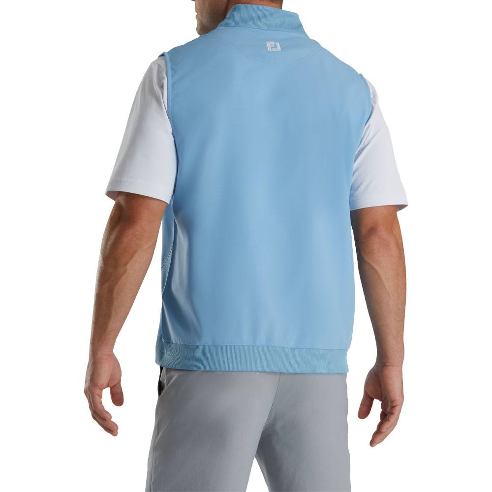 FootJoy Stretch Woven Knit Accents Golf Vest Dusk Blue - SS23