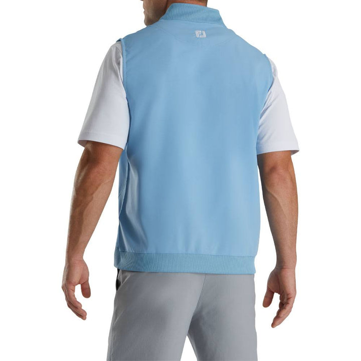 FootJoy Stretch Woven Knit Accents Golf Vest Dusk Blue - SS23