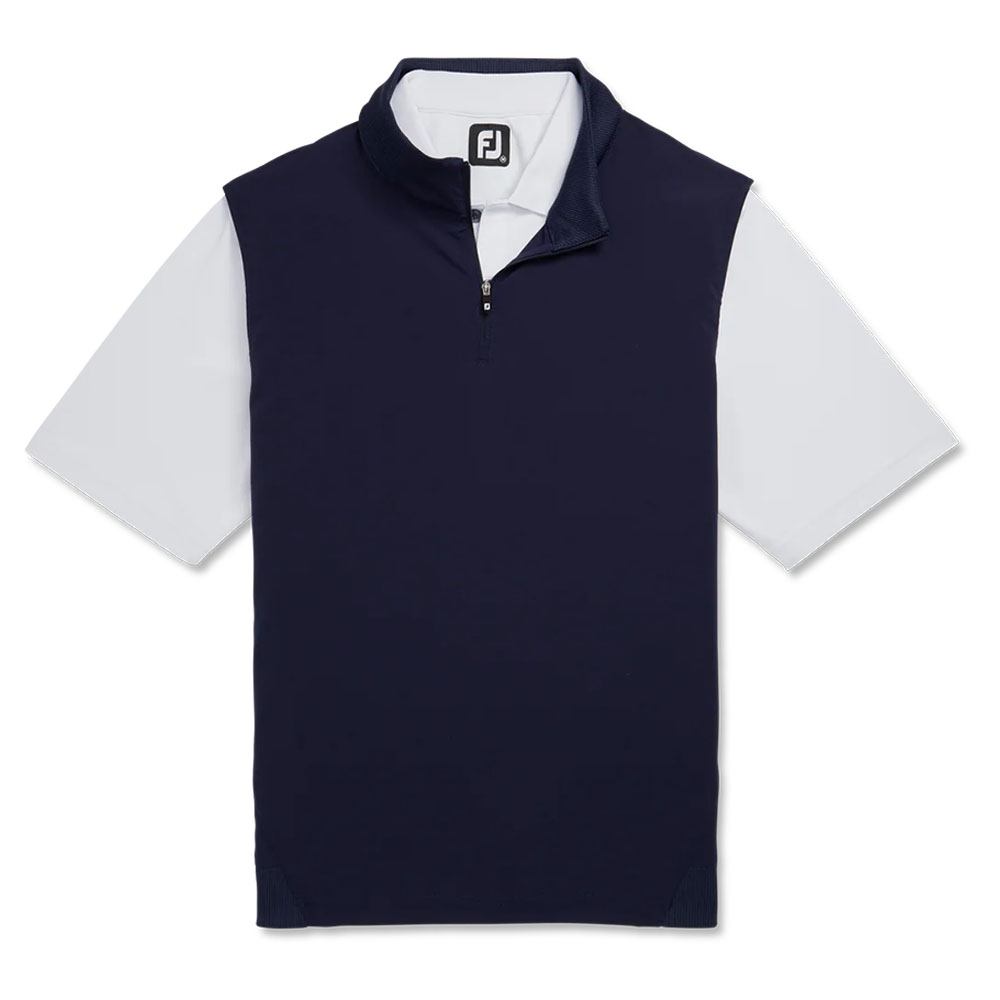 FootJoy Stretch Woven Knit Accents Golf Vest Navy - SS23
