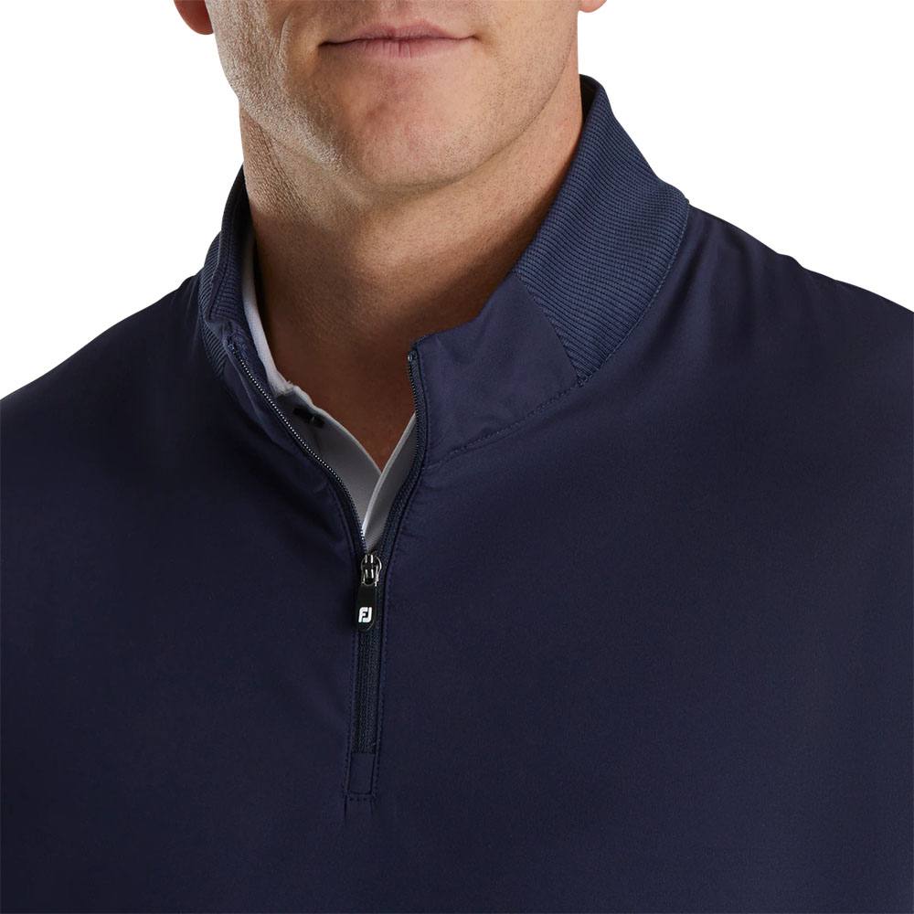 FootJoy Stretch Woven Knit Accents Golf Vest Navy - SS23