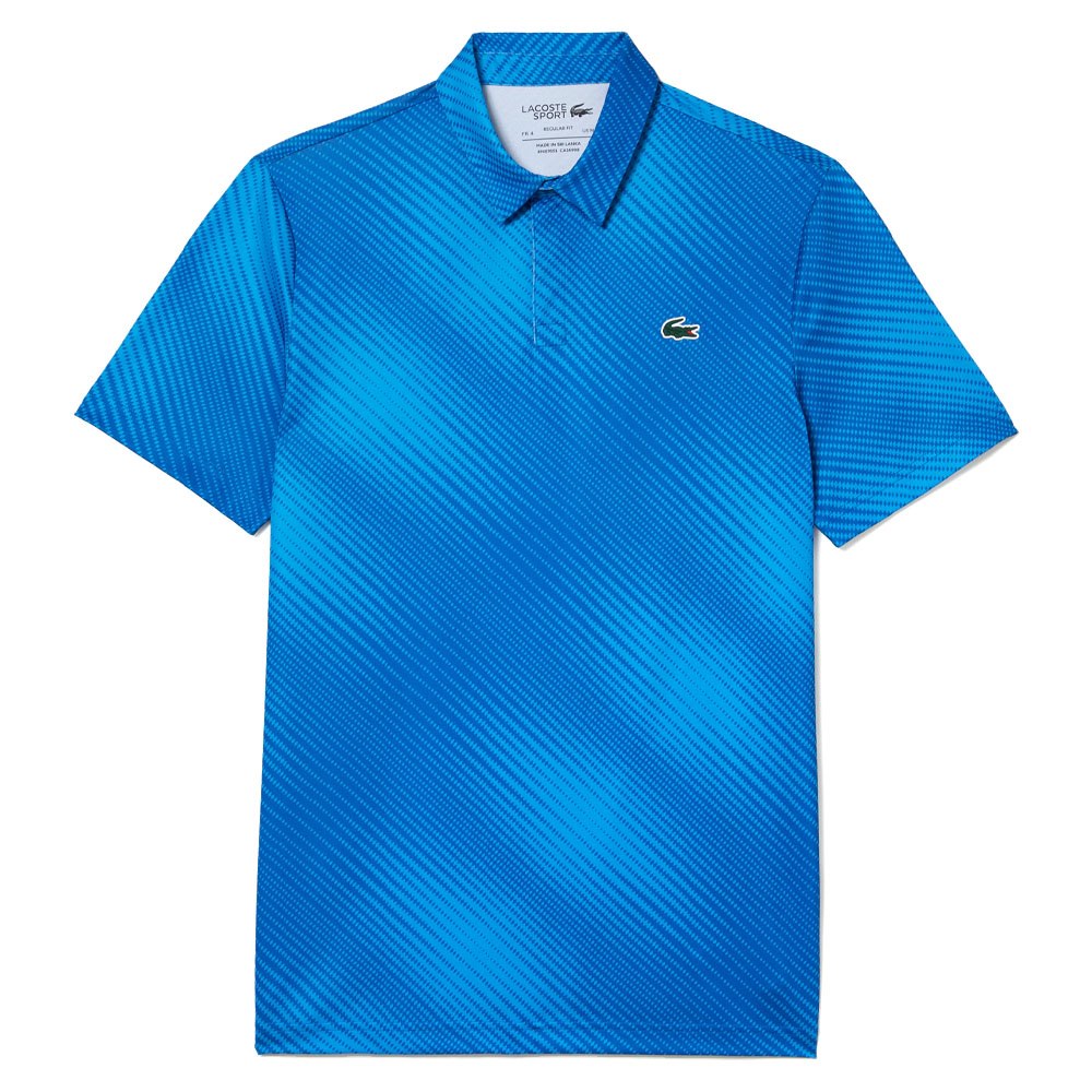 Lacoste Golf Printed Recycled Polyester Golf Polo 2023