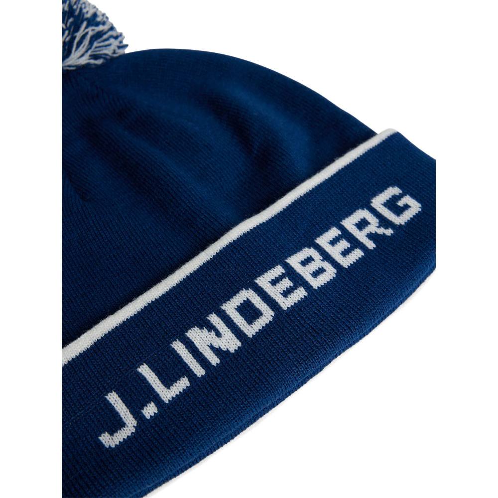 J.Lindeberg Stripe Golf Beanie Esate Blue - FW23 Men – Golfio
