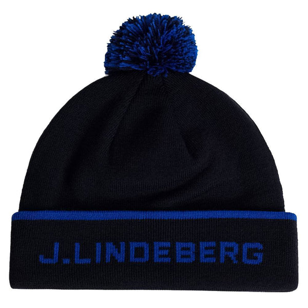 J.Lindeberg Stripe Golf Beanie JL Navy - FW23