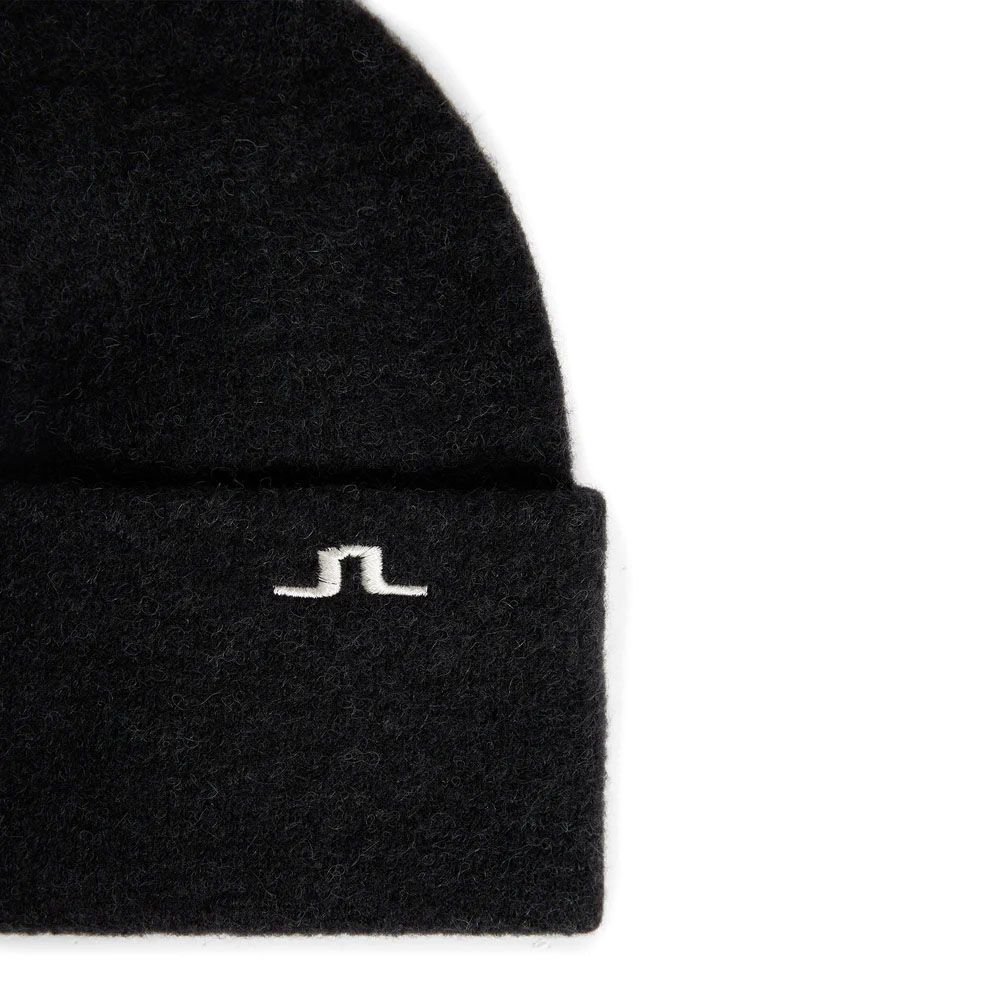J.Lindeberg Kadie Alpaca Mix Golf Beanie Black - FW23