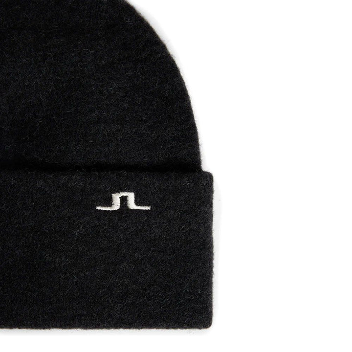 J.Lindeberg Kadie Alpaca Mix Golf Beanie Black - FW23