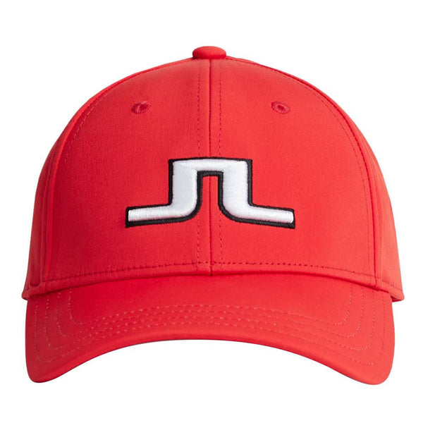 J.Lindeberg Angus Golf Cap Fiery Red - FW23