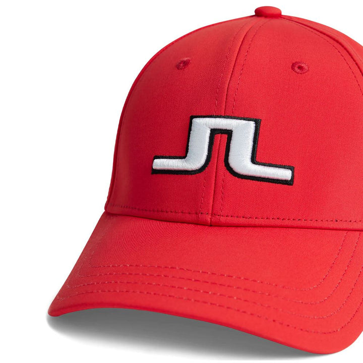 J.Lindeberg Angus Golf Cap Fiery Red - FW23