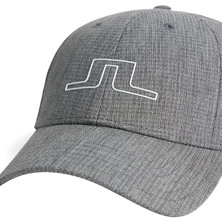 J.Lindeberg Caden Golf Cap Gray Melange - FW23