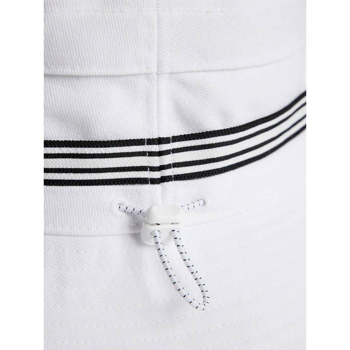 J.Lindeberg Denver Stripe Golf Bucket Hat White - 23 Men