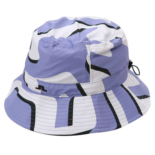 J.Lindeberg Denver Print Golf Bucket Hat Lavender - FW23