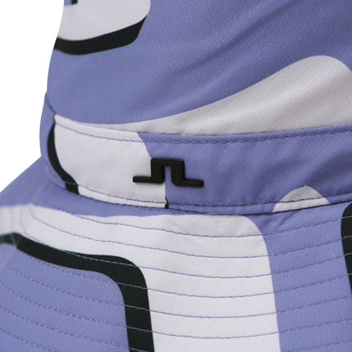 J.Lindeberg Denver Print Golf Bucket Hat Lavender - FW23
