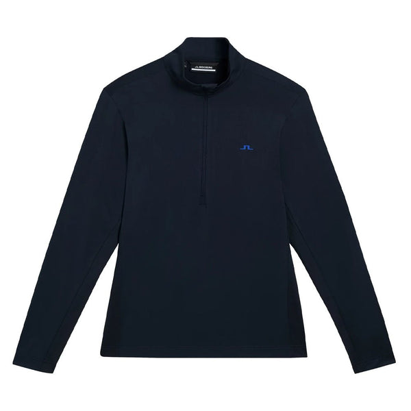 J.Lindeberg Luke Half Zip Mid Layer Golf Pullover JL Navy - FW23