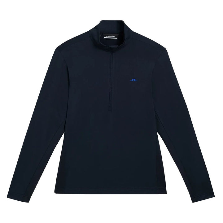 J.Lindeberg Luke Half Zip Mid Layer Golf Pullover JL Navy - FW23