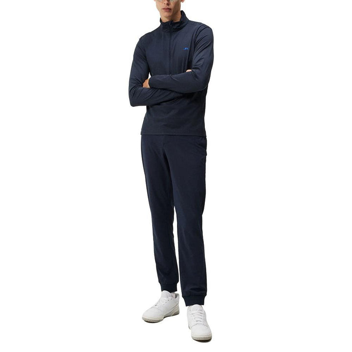 J.Lindeberg Luke Half Zip Mid Layer Golf Pullover JL Navy - FW23