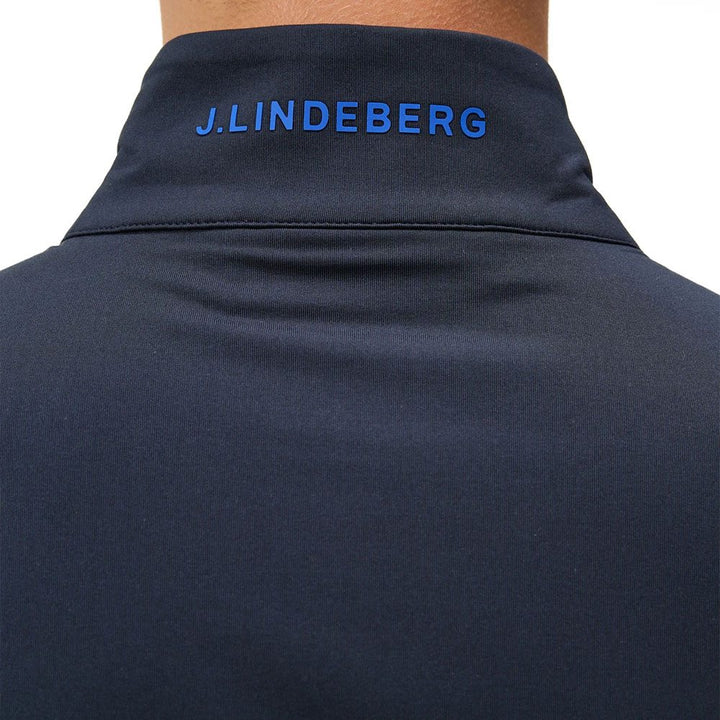 J.Lindeberg Luke Half Zip Mid Layer Golf Pullover JL Navy - FW23