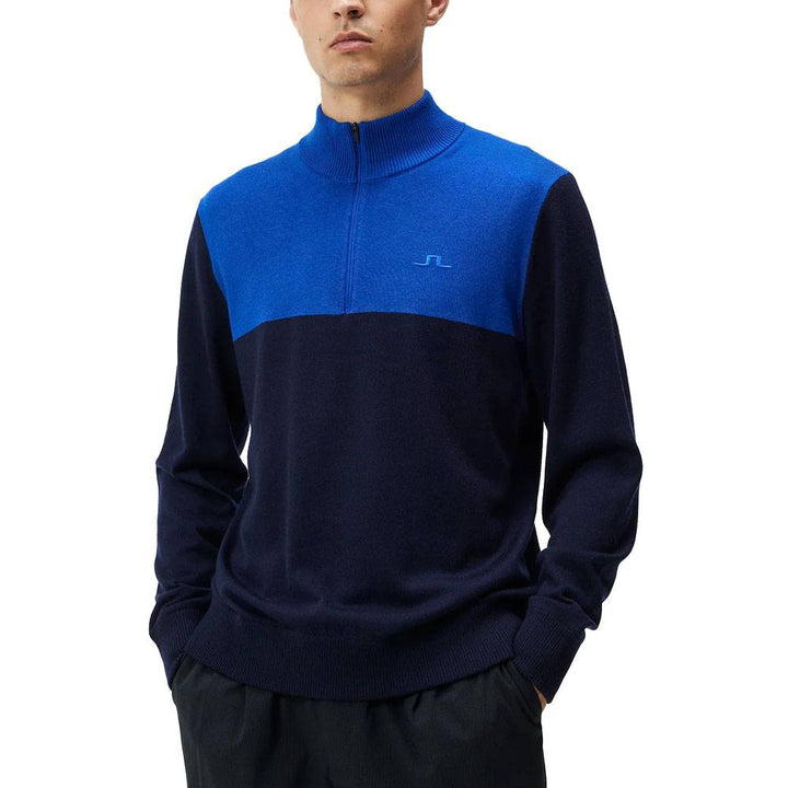 J.Lindeberg Jeff Windbreaker Golf Pullover JL Navy - FW23