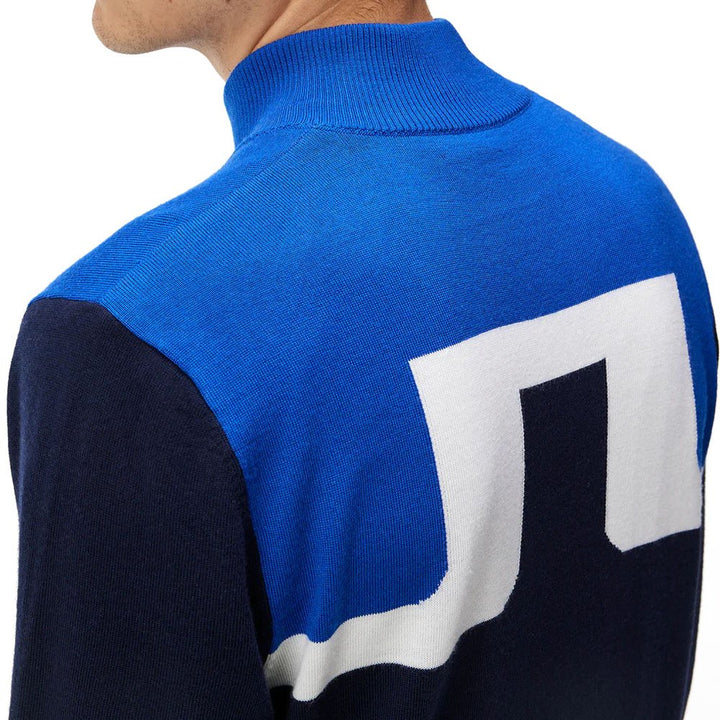J.Lindeberg Jeff Windbreaker Golf Pullover JL Navy - FW23