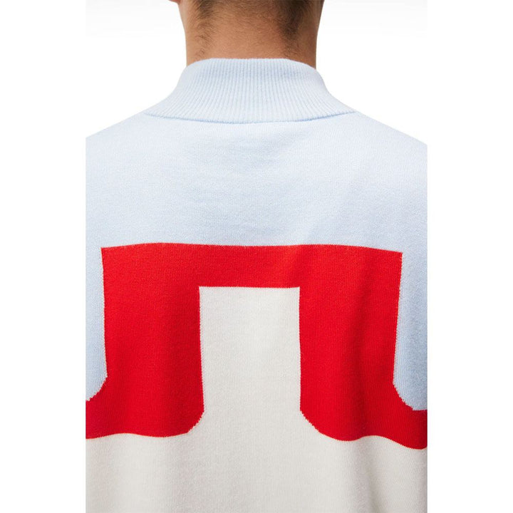 J.Lindeberg Jeff Windbreaker Golf Pullover White - FW23