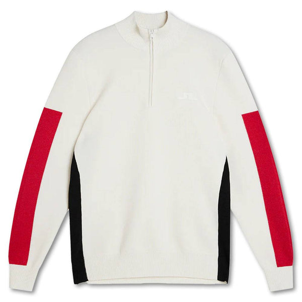 J.Lindeberg Clide Knitted Golf Pullover White - FW23