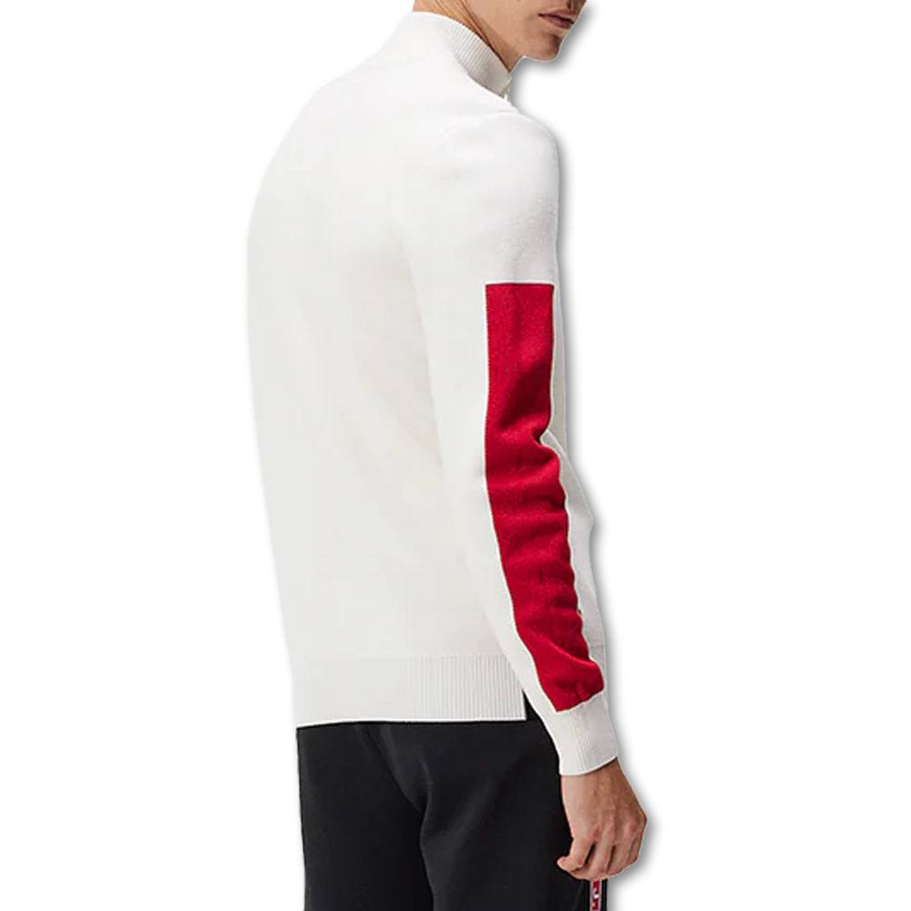 J.Lindeberg Clide Knitted Golf Pullover White - FW23