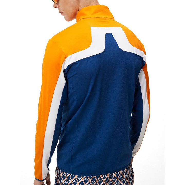 J.Lindeberg Jarvis Mid Layer Golf Jacket Estate Blue - FW23