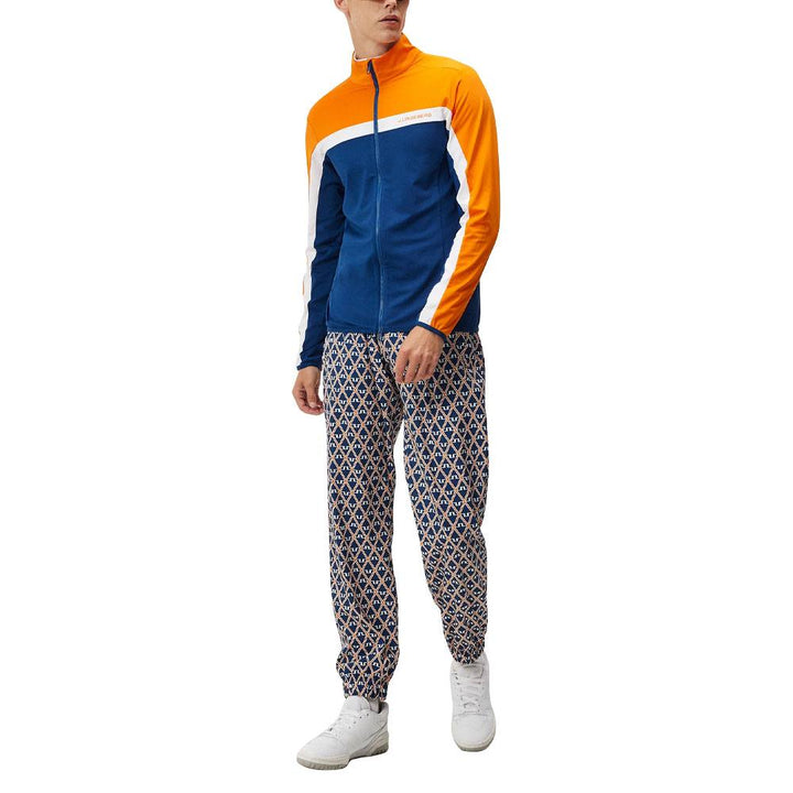 J.Lindeberg Jarvis Mid Layer Golf Jacket Estate Blue - FW23