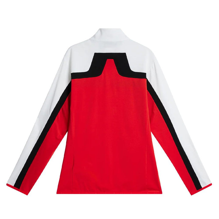 J.Lindeberg Jarvis Mid Layer Golf Jacket Fiery Red - FW23