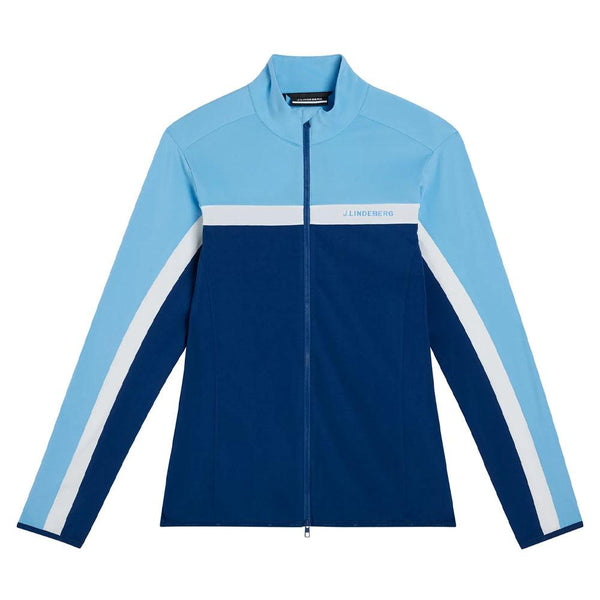 J.Lindeberg Jarvis Mid Layer Golf Jacket Little Boy Blue - FW23