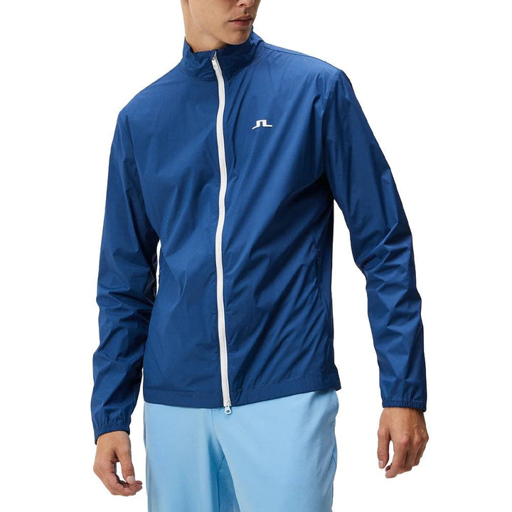 J.Lindeberg Ash Light Packable Golf Jacket Estate Blue - FW23