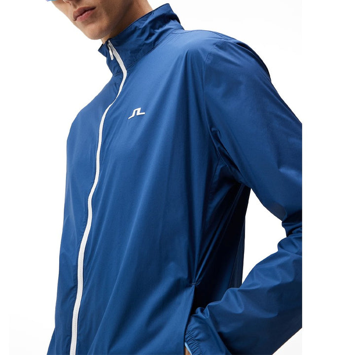 J.Lindeberg Ash Light Packable Golf Jacket Estate Blue - FW23