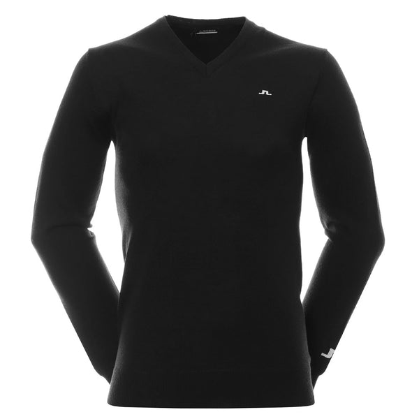 J.Lindeberg Lymann Knitted Golf Sweater Black - 23