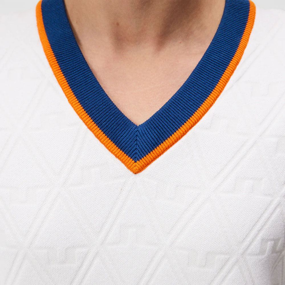 J.Lindeberg Finely Knitted Golf Vest White - FW23