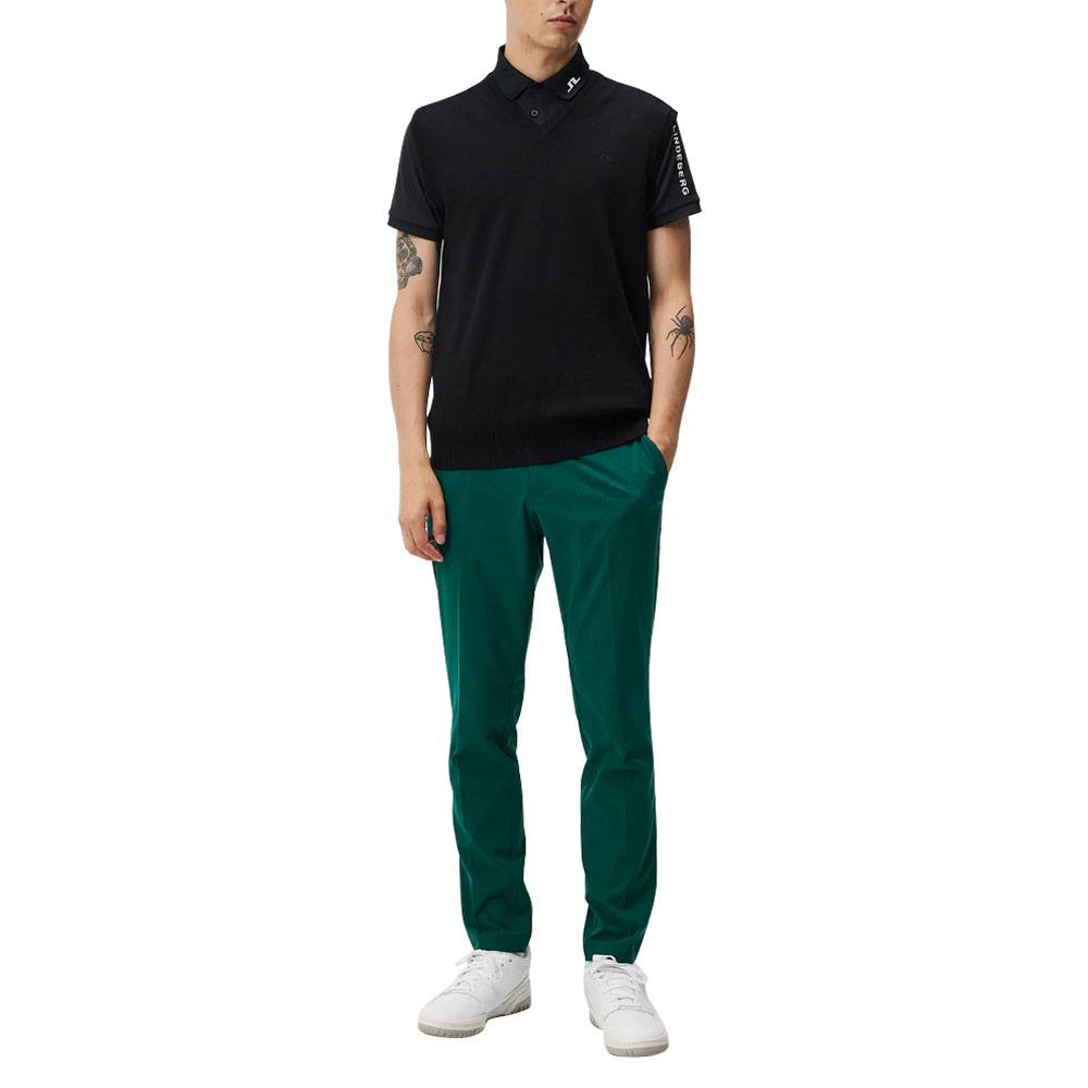 J.Lindeberg Liam Knitted Golf Vest Black - FW23