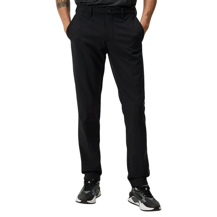 J.Lindeberg Ellott Bonded Fleece Golf Pants Black - FW23