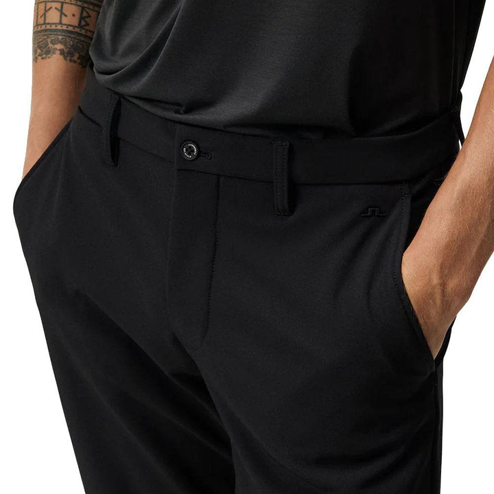 J.Lindeberg Ellott Bonded Fleece Golf Pants Black - FW23