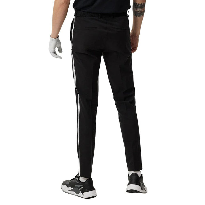 J.Lindeberg Stuart Stripe Golf Pants Black - SS23