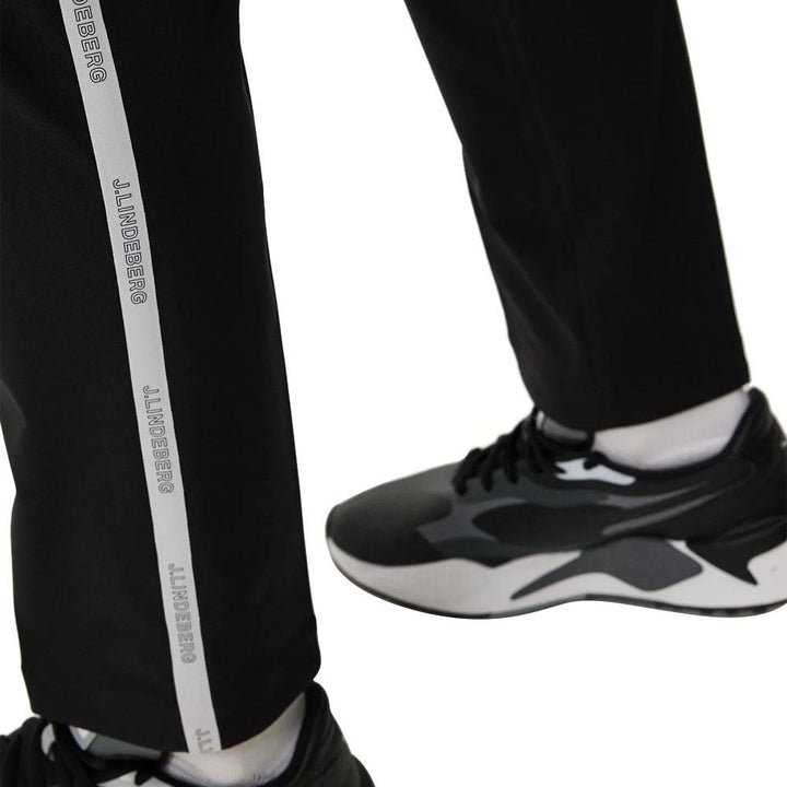 J.Lindeberg Stuart Stripe Golf Pants Black - SS23
