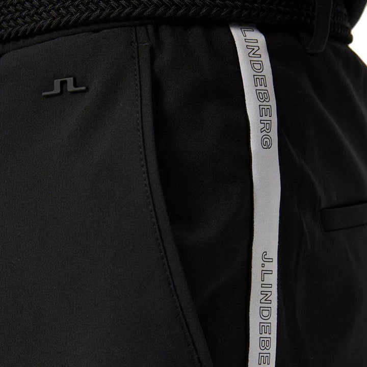 J.Lindeberg Stuart Stripe Golf Pants Black - SS23