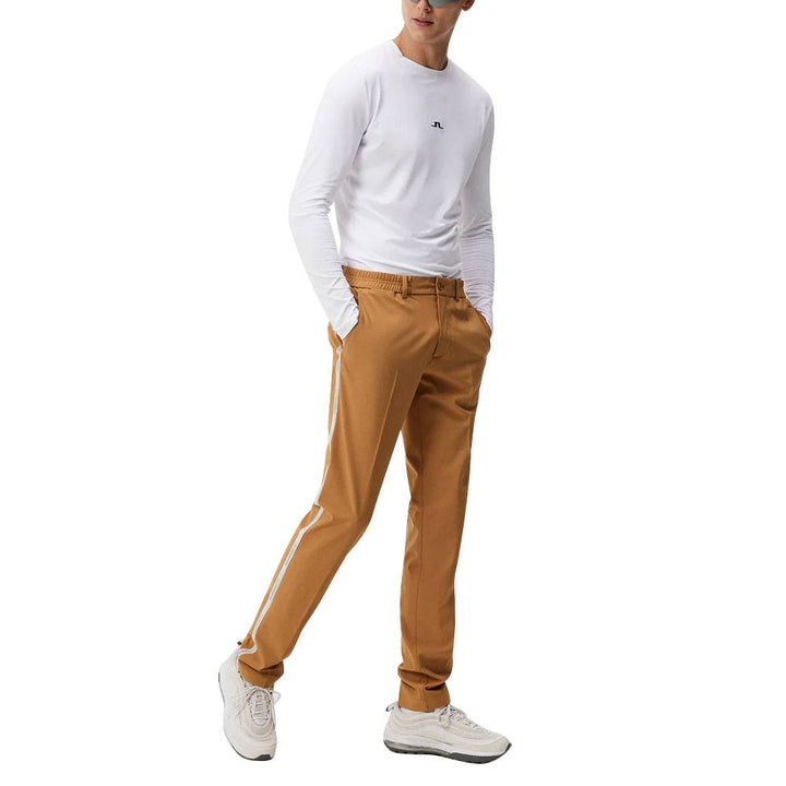 J.Lindeberg Stuart Stripe Golf Pants Chipmunk - SS23