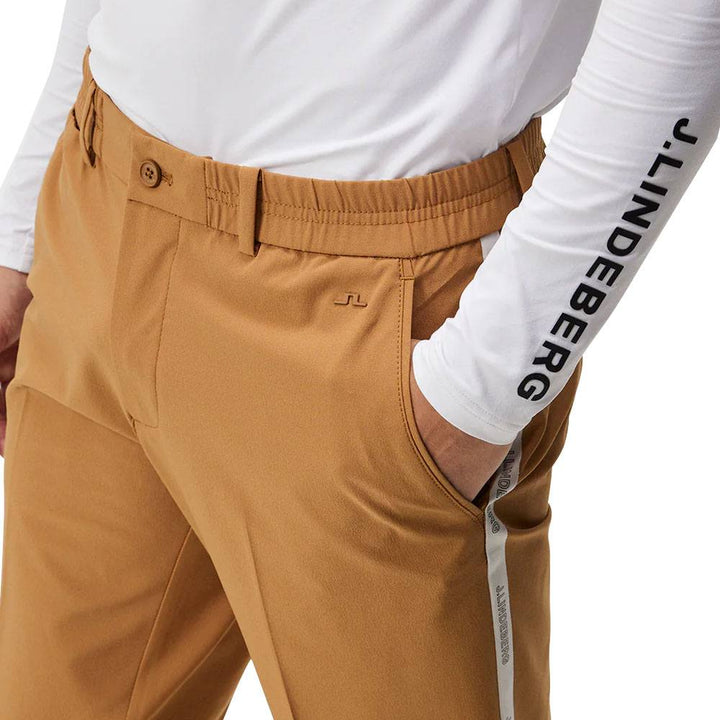 J.Lindeberg Stuart Stripe Golf Pants Chipmunk - SS23