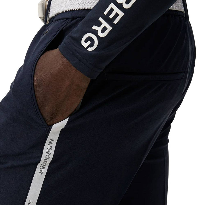 J.Lindeberg Stuart Stripe Golf Pants JL Navy - SS23