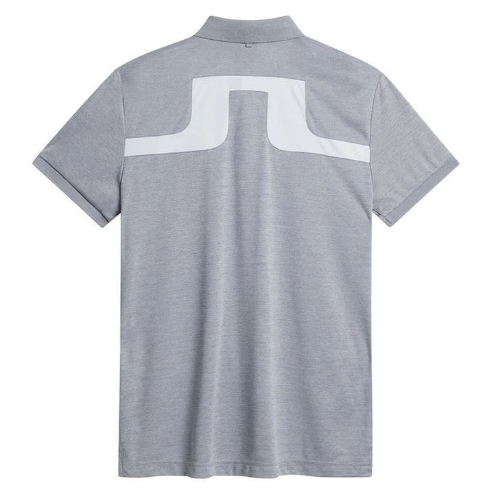 J.Lindeberg Jeff Reg Fit Golf Polo Gray Melange - 23 Men