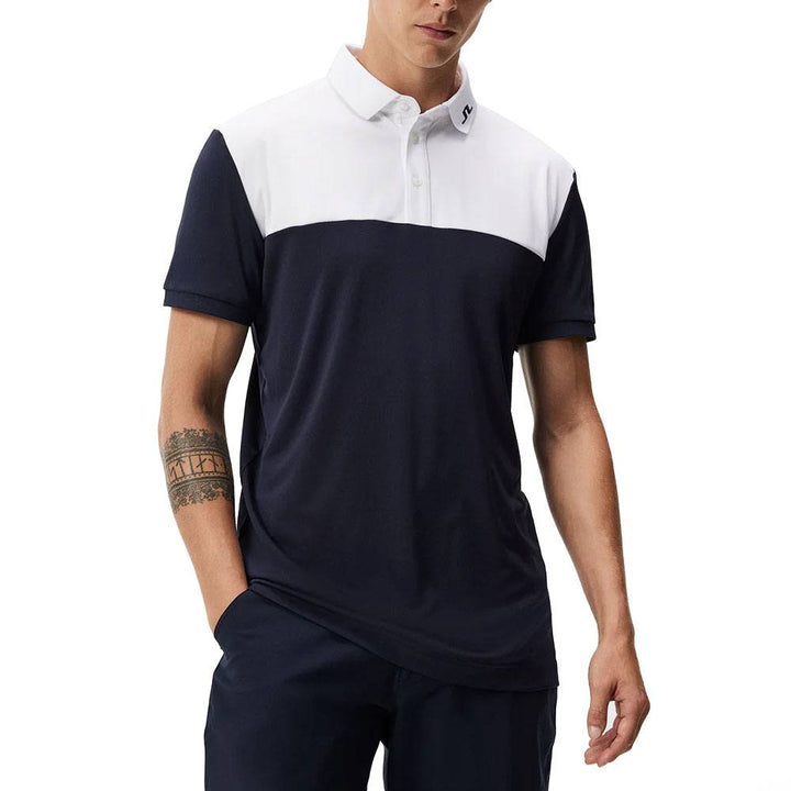 J.Lindeberg Jeff Reg Fit Golf Polo White - 23 Men