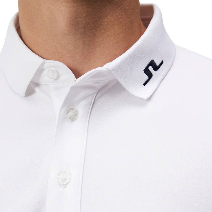 J.Lindeberg Jeff Reg Fit Golf Polo White - 23 Men
