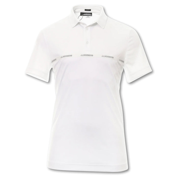 J.Lindeberg Chad Regular Fit Golf Polo White - 23 Men