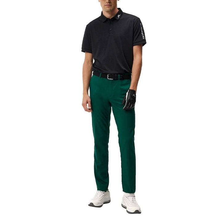 J.Lindeberg Tour Tech Slim Fit Golf Polo Black - FW23