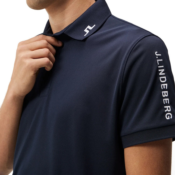 J.Lindeberg Tour Tech Slim Fit Golf Polo JL Navy - FW23